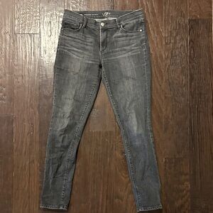 LOFT Women's Gray Skinny Jeans - Size 8